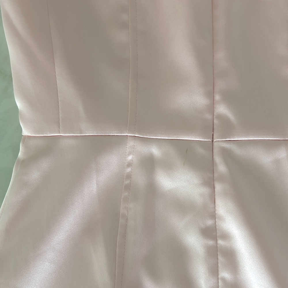 NWT Zara Satin Effect Mini Dress - Picture 8 of 9